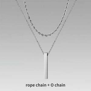 Jewelry Men Boy Gift Chain Crystal Necklace