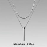 Jewelry Men Boy Gift Chain Crystal Necklace