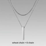 Jewelry Men Boy Gift Chain Crystal Necklace