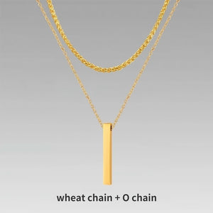 Jewelry Men Boy Gift Chain Crystal Necklace