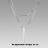 Jewelry Men Boy Gift Chain Crystal Necklace