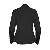 Plus Size Women's Solid Color Double Breasted Long Sleeve Top - Button Cuff Casual & Office Wear