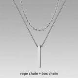 Jewelry Men Boy Gift Chain Crystal Necklace