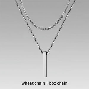 Jewelry Men Boy Gift Chain Crystal Necklace