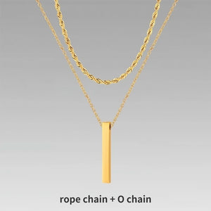 Jewelry Men Boy Gift Chain Crystal Necklace