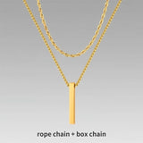 Jewelry Men Boy Gift Chain Crystal Necklace