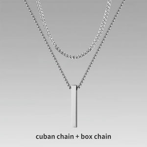 Jewelry Men Boy Gift Chain Crystal Necklace